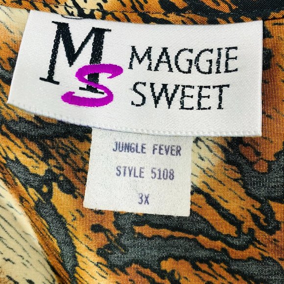 Maggie Sweet Animal Print Vest Top - 3X - Picture 8 of 8